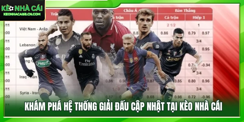 Tổng hợp các giải đấu bóng đá nổi bật được cập nhật liên tục 